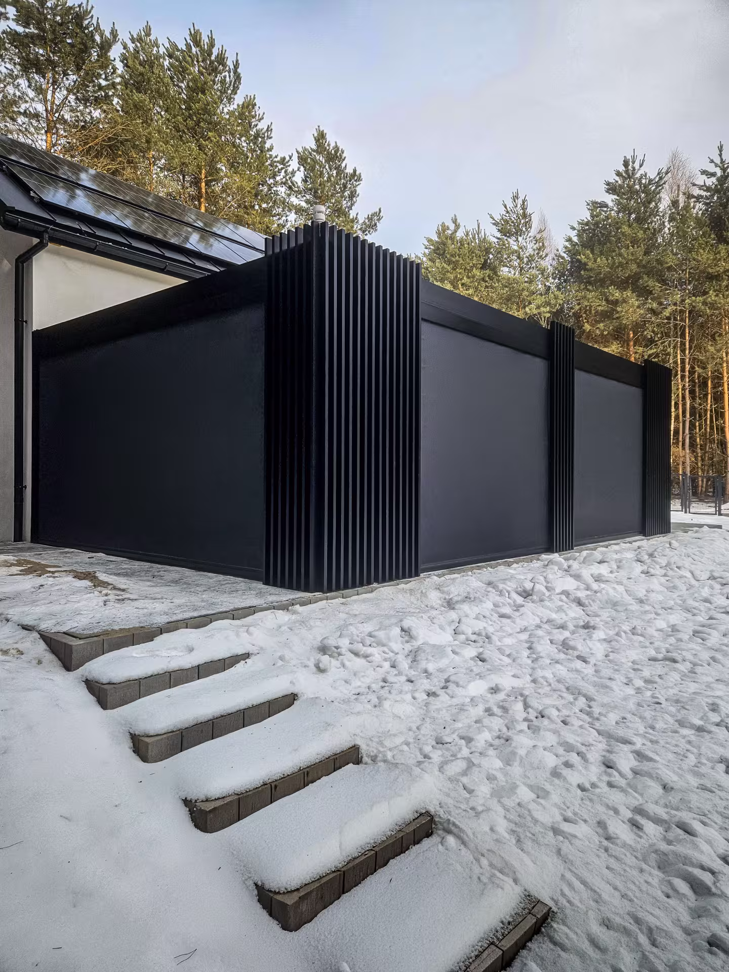 Saulkrasti — bioklimatiskā pergola