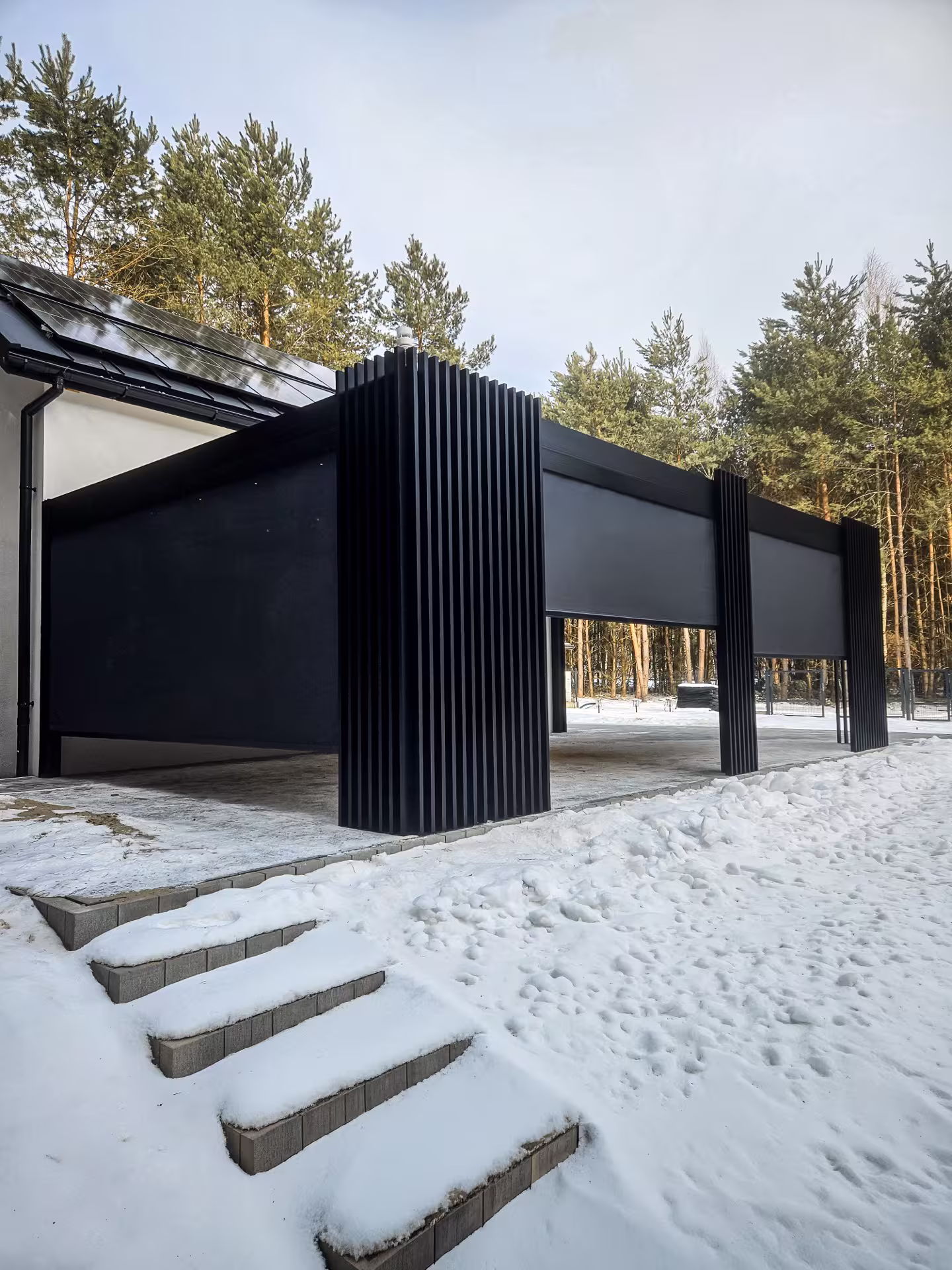 Saulkrasti — bioklimatiskā pergola