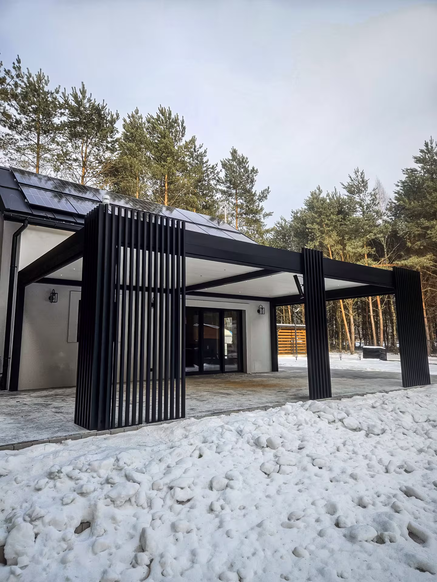 Saulkrasti — bioklimatiskā pergola