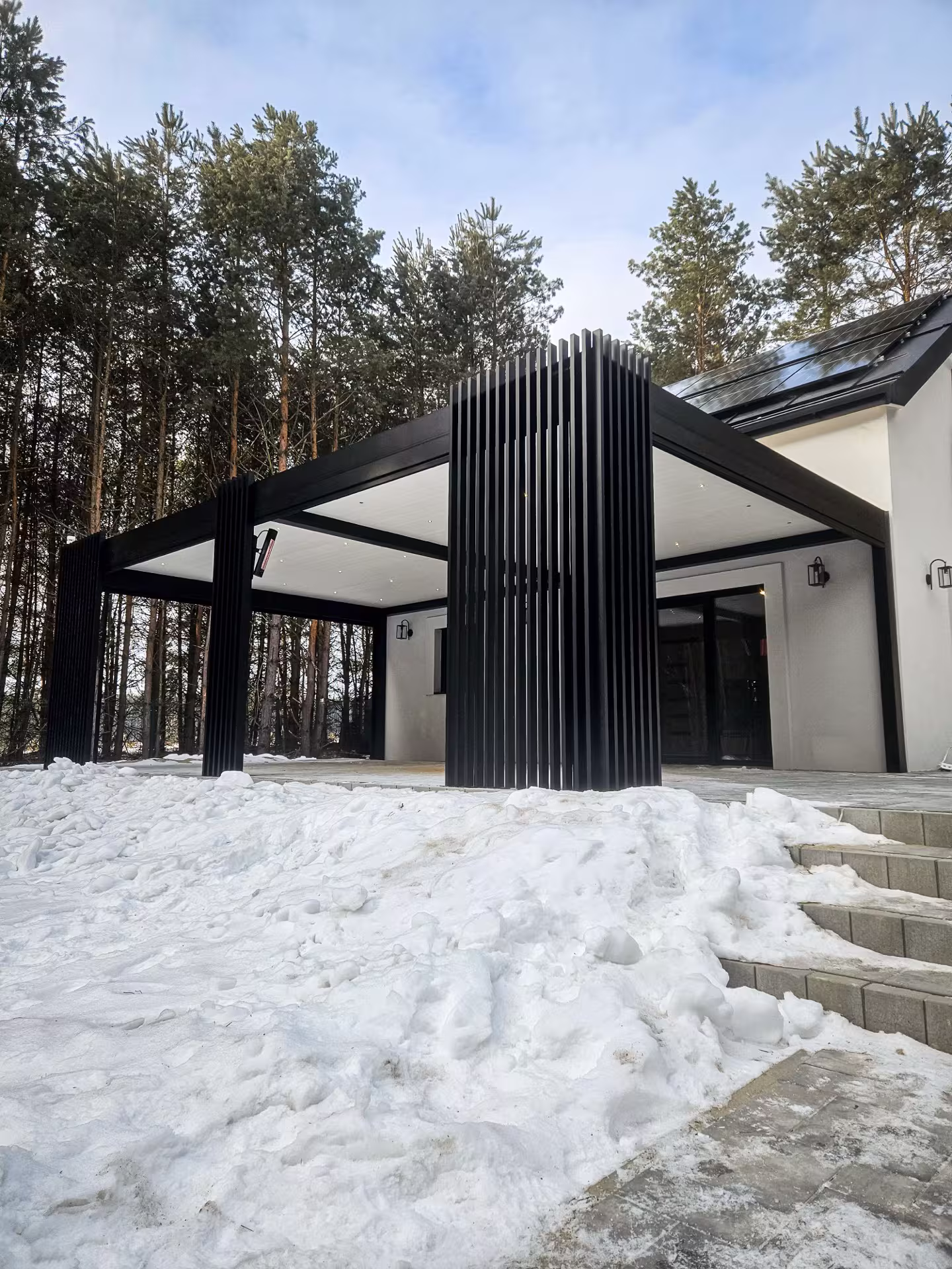 Saulkrasti — bioklimatiskā pergola